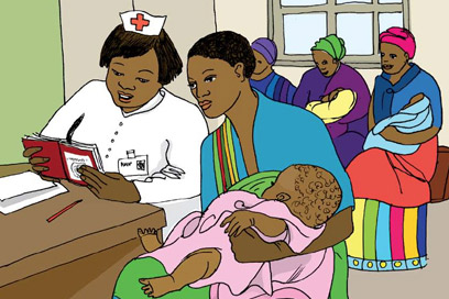 Safe Use of Medicines, a 'speaking book,' launched in Uganda and Senegal. Designed specifically for sub-Saharan Africa, the book requires no understanding of written words. It features a combination of colorful pictures, text and sound. The book is available in both English and French and the recorded voices are local. Each page has a button to press to hear the text read out loud.