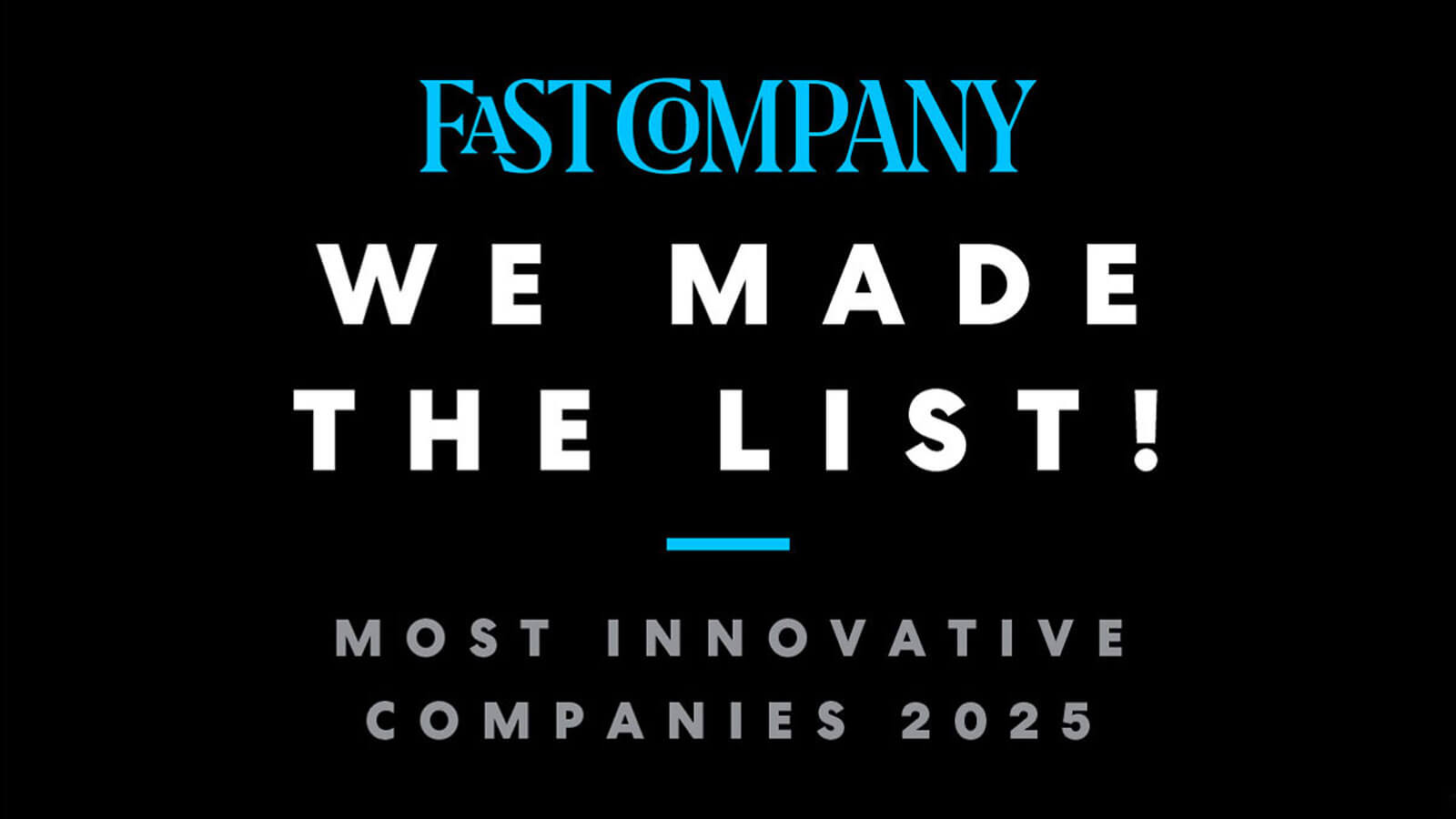 Fast Company Most Innovative Companies 2025 logo