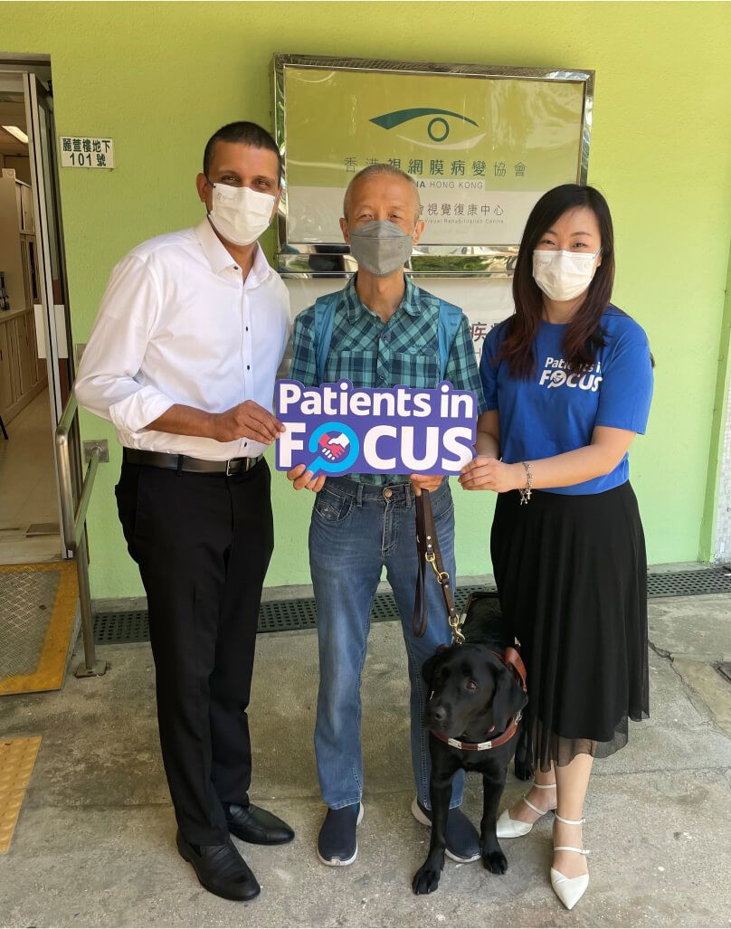 Pfizer Hong Kong colleagues visit patient group