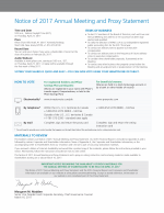 Notice of 2017 Annual Meeting and Proxy Statement