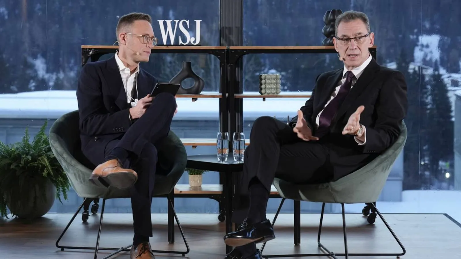 David and Albert at The Wall Street Journal