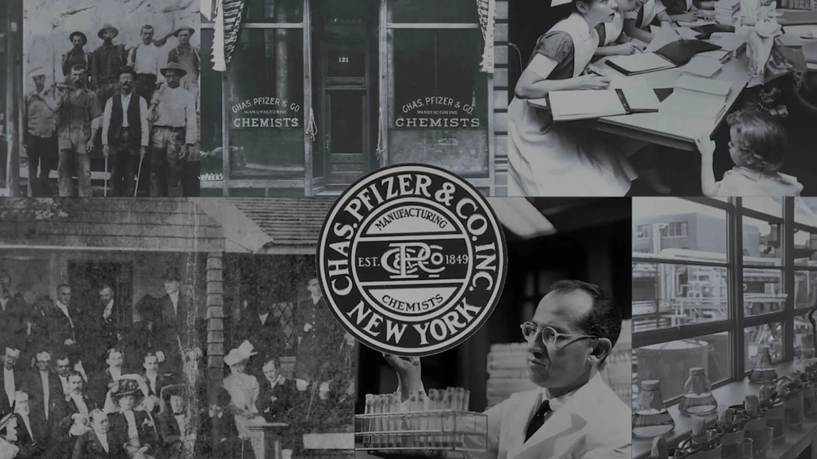 Pfizer 175th Anniversary hero header