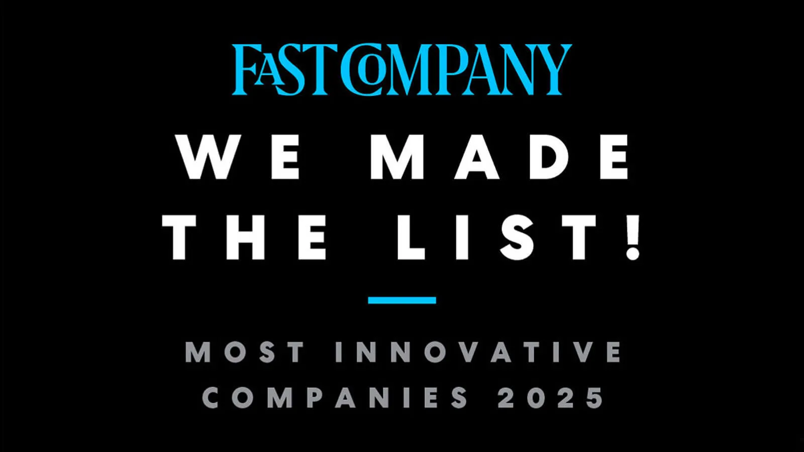 Fast Company Most Innovative Companies 2025 logo