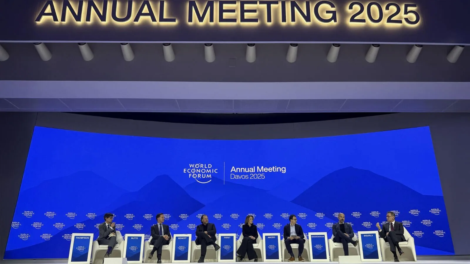 World Economic Forum 2025 Annual Meeting panel